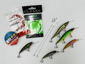 stahldarht schnur wobbler tippet rings